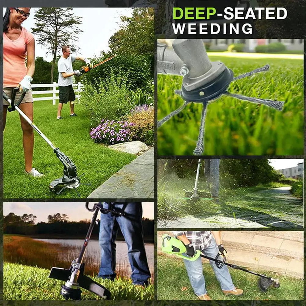 

Универсальная стальная проволока, аксессуары для газонокосилок, машина для прополки, триммер для травы, головка для дома и сада, инструменты для контроля сорняков