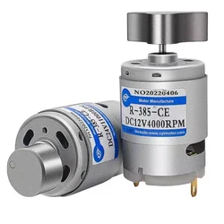 RF-385 Single Vibration Motor Kit Micro DC Vibration Motor 12V 24V 4000/8000rpm Massage Motor Round & Sector DC Electric