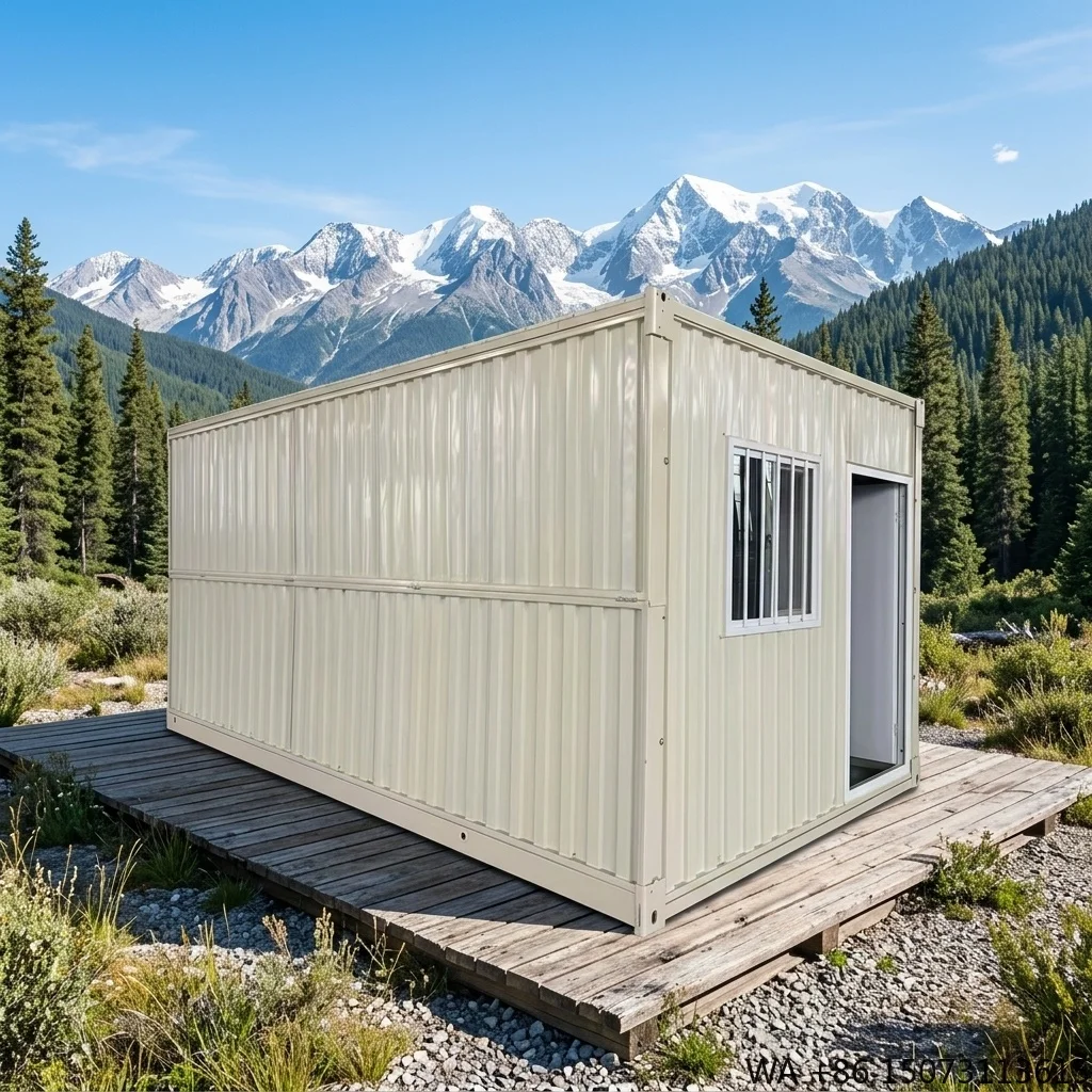 Wholesale Folding Container House 20FT Modern Design School Hospital Office Building Foldable Prefabricated Living Room Quick