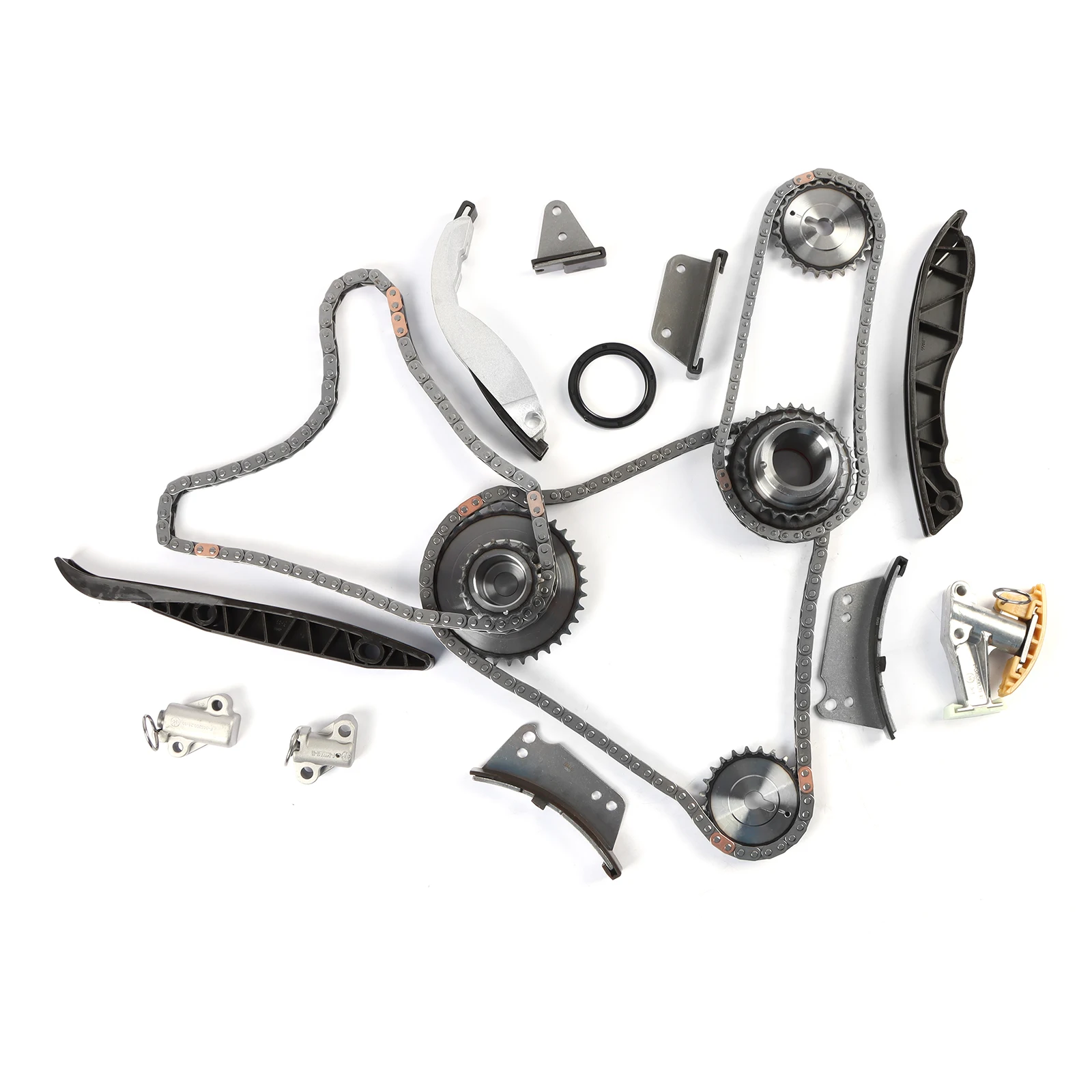 

1 комплект цепи ГРМ 24350-4A001 24420-4A000 23350-4A000 для 2001-2016 Hyundai Kia H1 Sorento i800 iLoad D4CB 2.5L