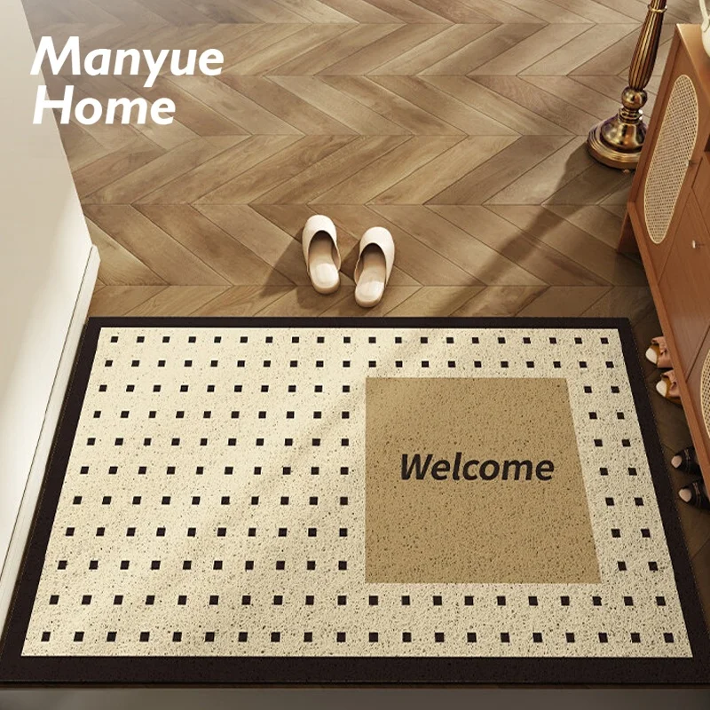 

Элитный придверный коврик для дома, грязеотталкивающий, шелковистый, круглый, для прихожей, в скандинавском стиле, машинная стирка