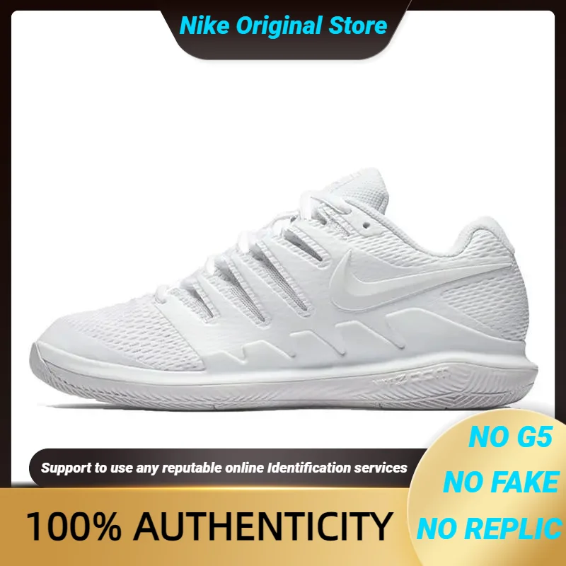 Nike Nike Air Zoom Vapor X Tennis Shoes Women's Low-top White Sneakers shoes AA8027-101