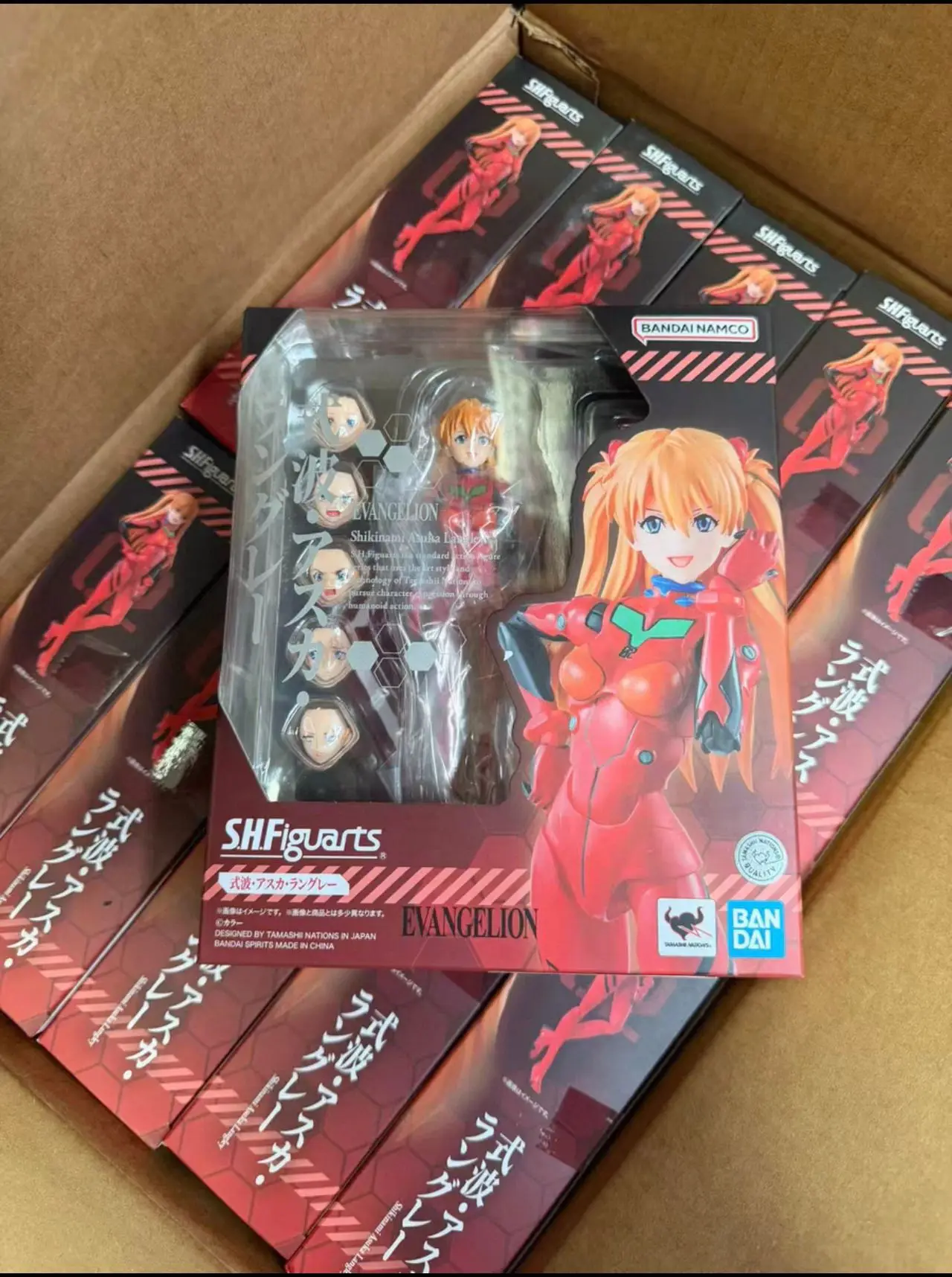 

In Stock Bandai SHF Shikinami Asuka Langley EVA Neon Genesis Evangelion Aquila Warrior Figure