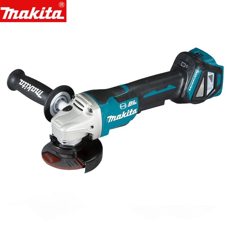 Makita DGA418 Lithium Electric Angle Grinder 18V Brushless Electronic Speed Control Trigger Switch Bluetooth AWS Ｗireless