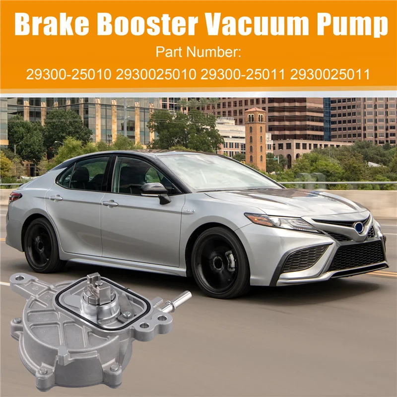 

AU04 -Car Brake Booster Vacuum Pump Assembly 29300-25010 2930025010 For Toyota 2.5L Avalon Camry RAV4 2018-2021