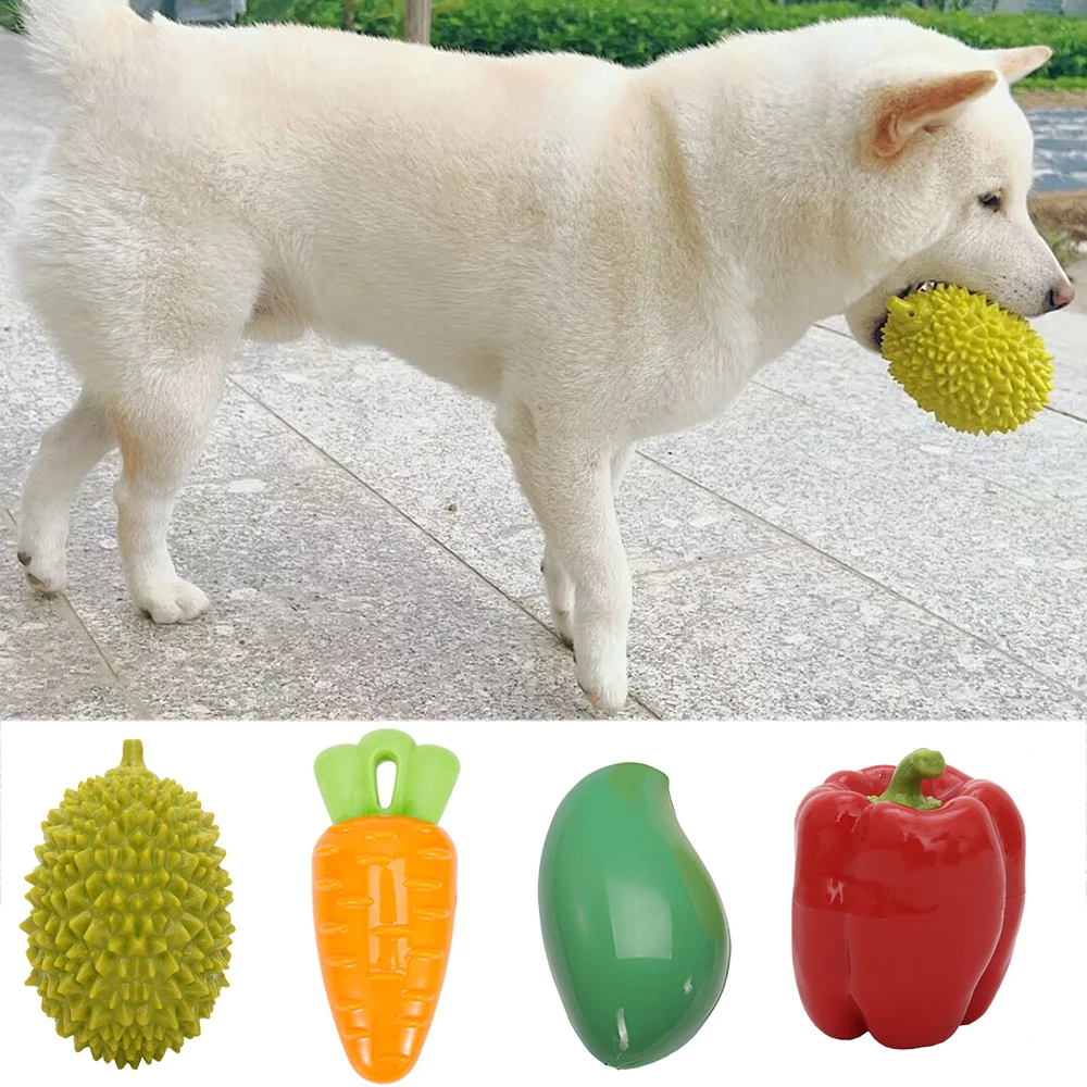 1Pcs Bite Resistant Dog Toy Simulation Fruits Pet Chew Toys for Small Medium Dogs Corgi Shiba Inu Puppy accesorios para perros