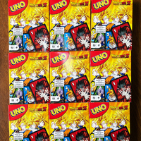 2025 Board Game UNO Dragon Ball Z Card Game for Family Night Featuring Tv Show Themed Graphics and a Special Rule for 10 Players