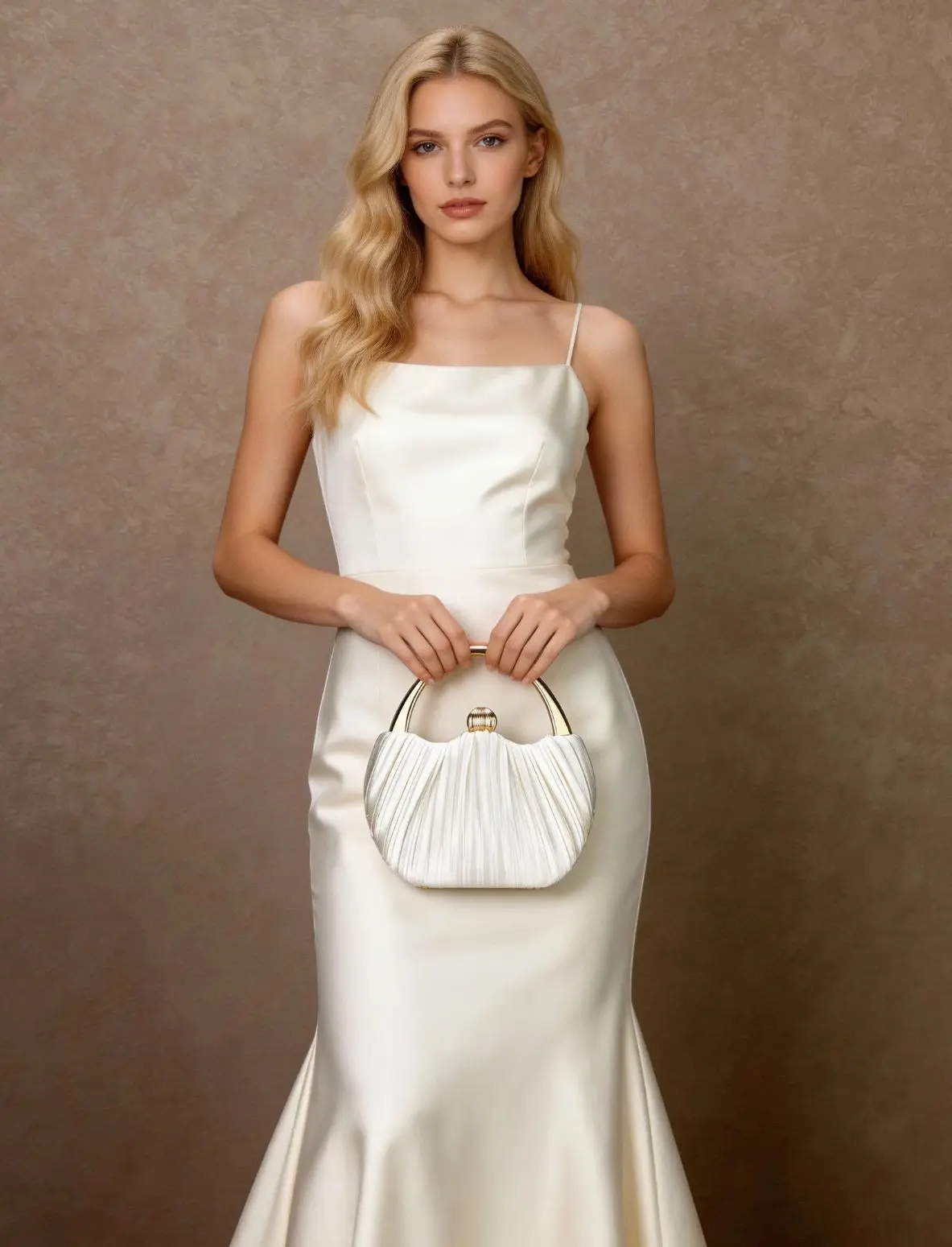 2026 New pleated dinner bag, premium pleated bag, simple women's handbag, handbag, banquet bag, women's