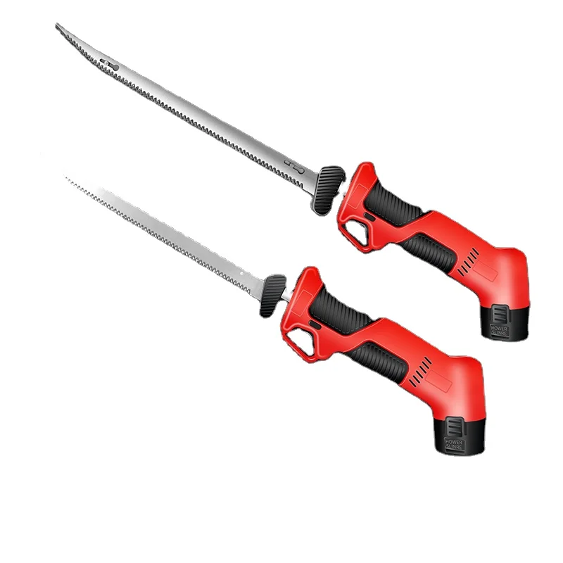 

Cordless 12V Electric Meat Knife Electric Bread Knife Lithium Lon Fillet Knife Fillet Fish