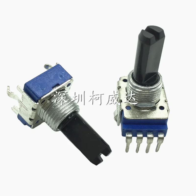 1pcs RK11 potentiometer, single 4-pin，The shaft is 18 mm long，Mixing console volume amplifier，B1K 5K 10K 50K 100K 250K