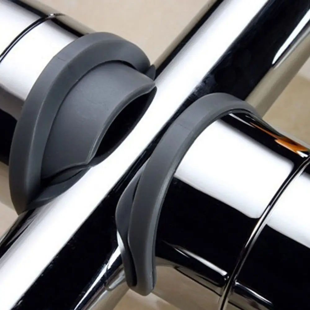 New Up-down ABS Chrome Base Bracket Slide Clamp Adjustable Shower Head Holder