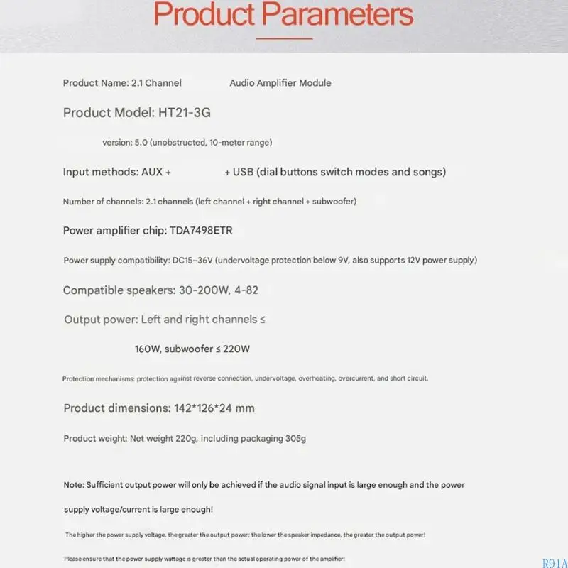 R91A TDA7498ETR Chi…