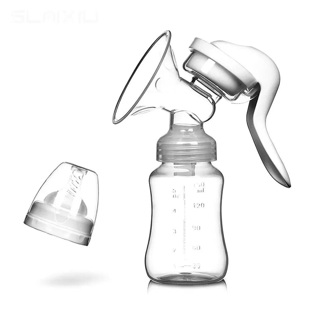 Manual Breast Pump Silicone Breast Pump Baby Milk Breastfeeding Accessories BPA Free Sucking Postpartum Supplies Accessories