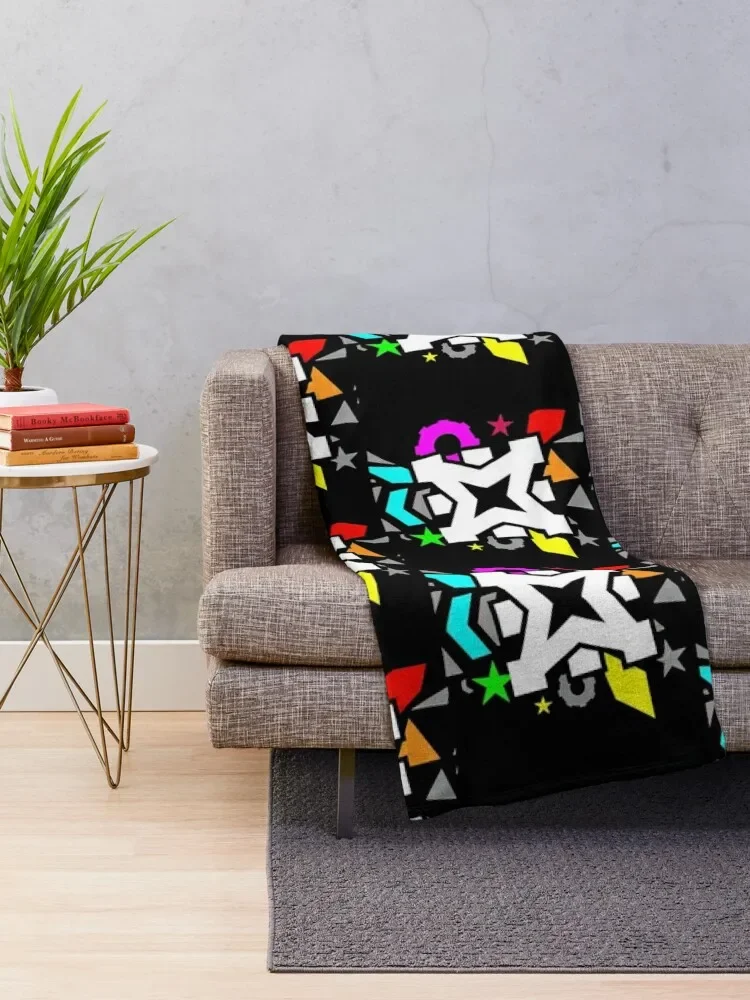 Geometry Dash Kids Throw Blanket