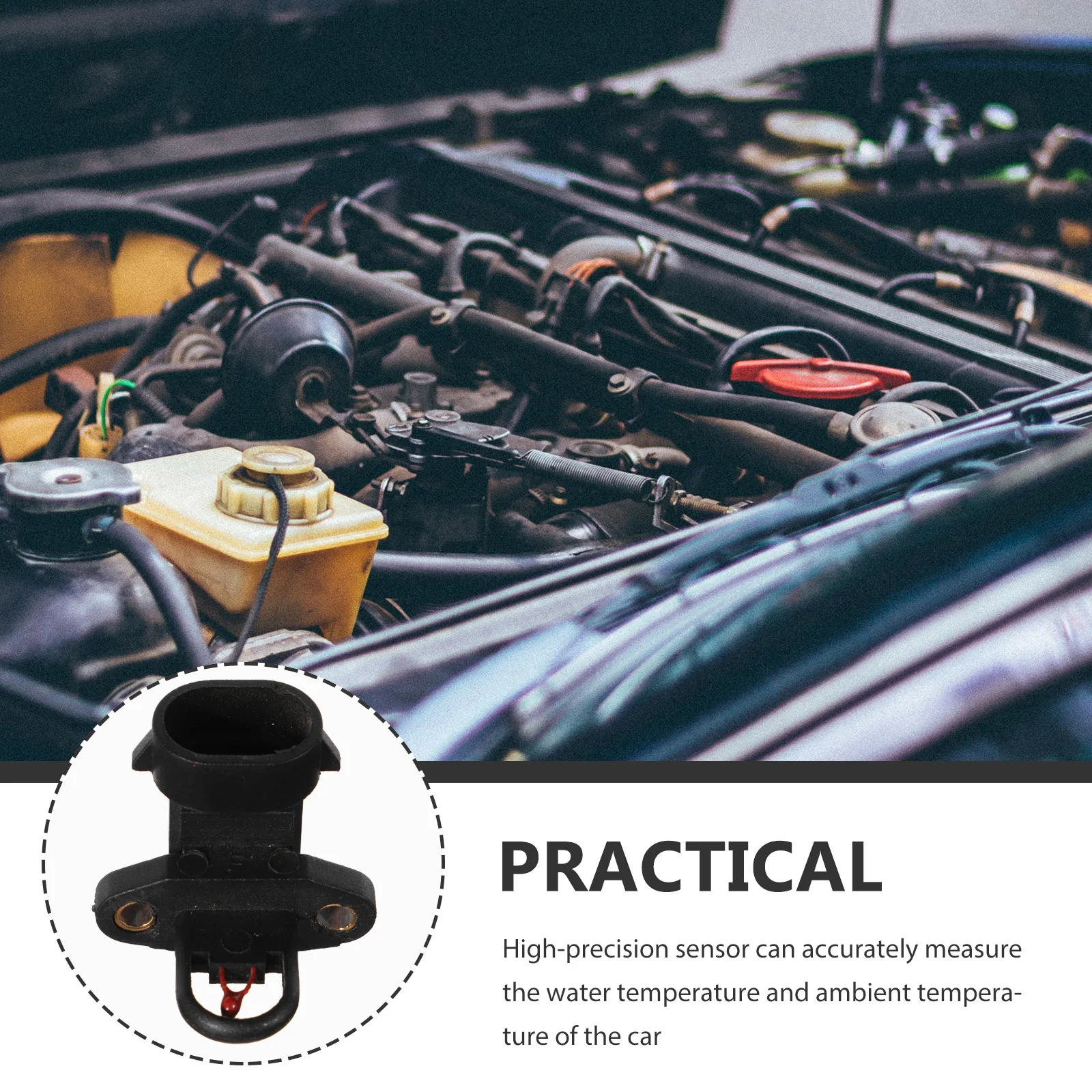 

Car Water Temperature Sensor Replacement Coolant Temperature Sensor Replacement for Engine Overheating Protection