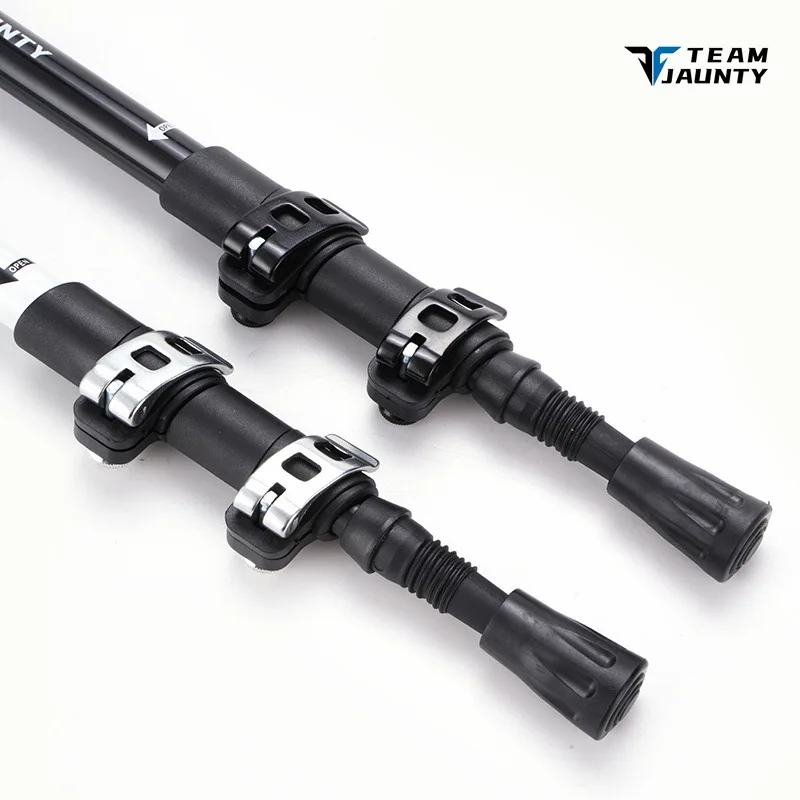 Carbon Fiber Trekking Poles Lightweight Collapsible and Telescopic Walking Sticks with Extended Grips Pair of 2 Hiking Poles Ul