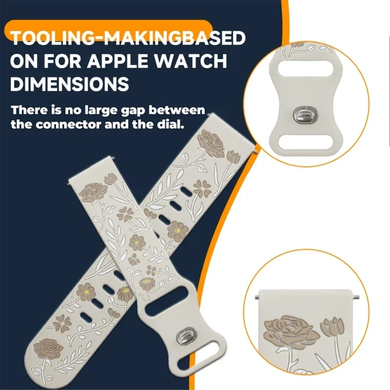 조절 가능한 편안한 실리콘 벨트 웨어러블 손목 스트랩 시계 용 유니osex 팔찌 7654 손목 대역 편안함 및 내구성
