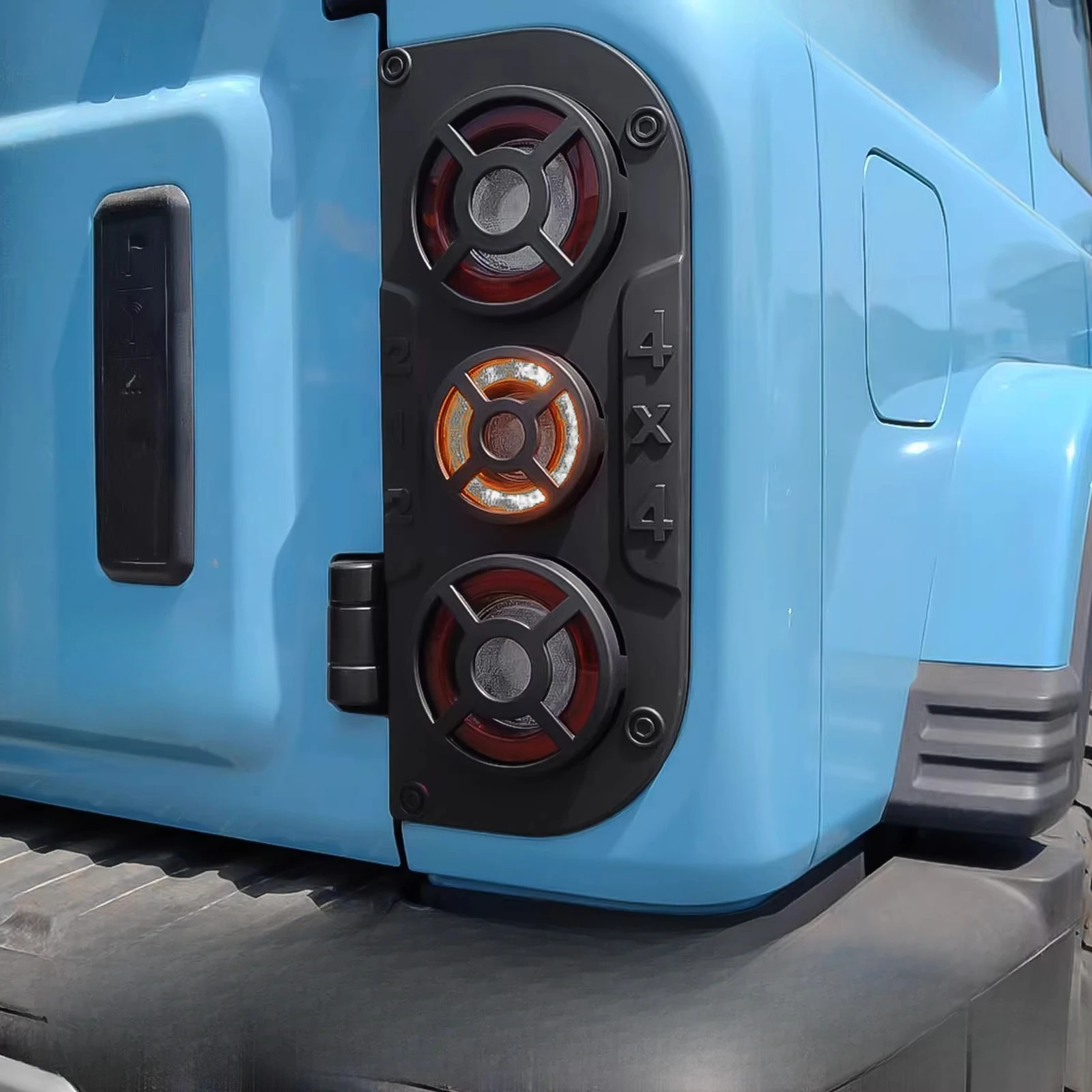 

Для BAIC 212 T01 2025 Защитный чехол для фар Крышка заднего фонаря ABS защита от столкновений Задний фонарь Декоративные аксессуары