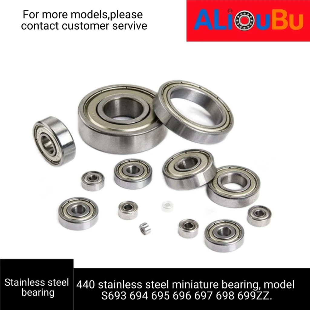 440 stainless steel miniature bearing, S693 694 695 696 697 698 699ZZ rust and corrosion protection.