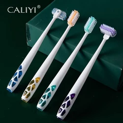 2PCS 360° Rotatable Toothbrush Soft Bristle Teeth Whitening Brushes Comprehensive Cleaning Family Toothbrushes Dental Oral Care