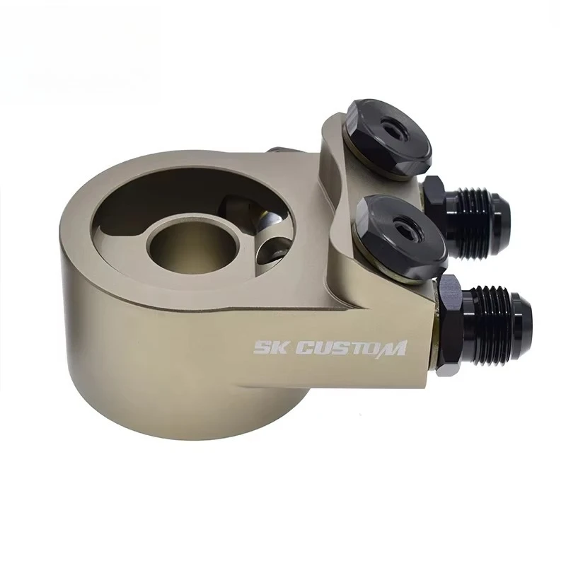 

Engine Radiator Adapter Oil Cooler Filter Sandwich Plate Thermostat Adaptor BRZ GT86 Aluminum Engine Oil Cooler Adapter