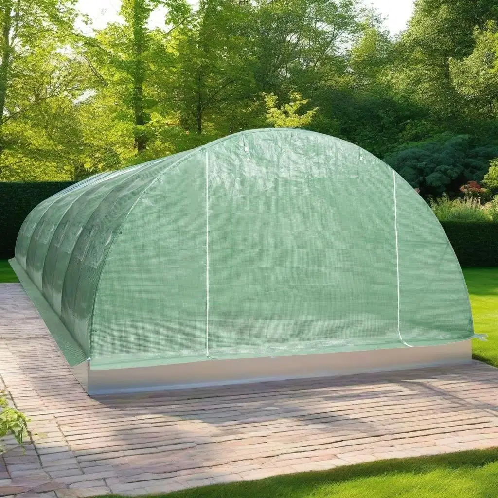 Large 344.4 ft² Greenhouse - 26.2'x13.1'x6.6' Durable Outdoor Garden Shelter