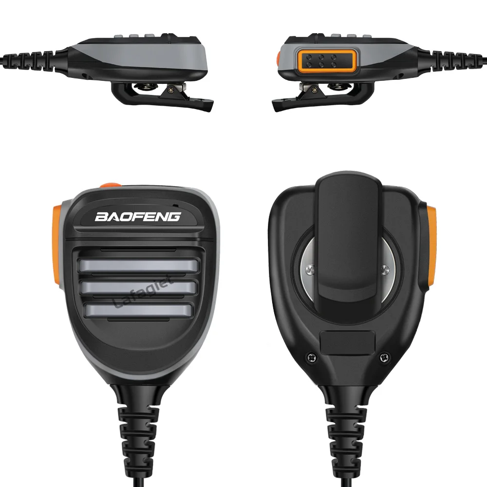 2022 baofeng walkie talkie alto-falante microfone ptt UV-5R atualizado à prova dtwo água para portátil rádio em dois sentidos UV-10R uv5r UV-13 pro