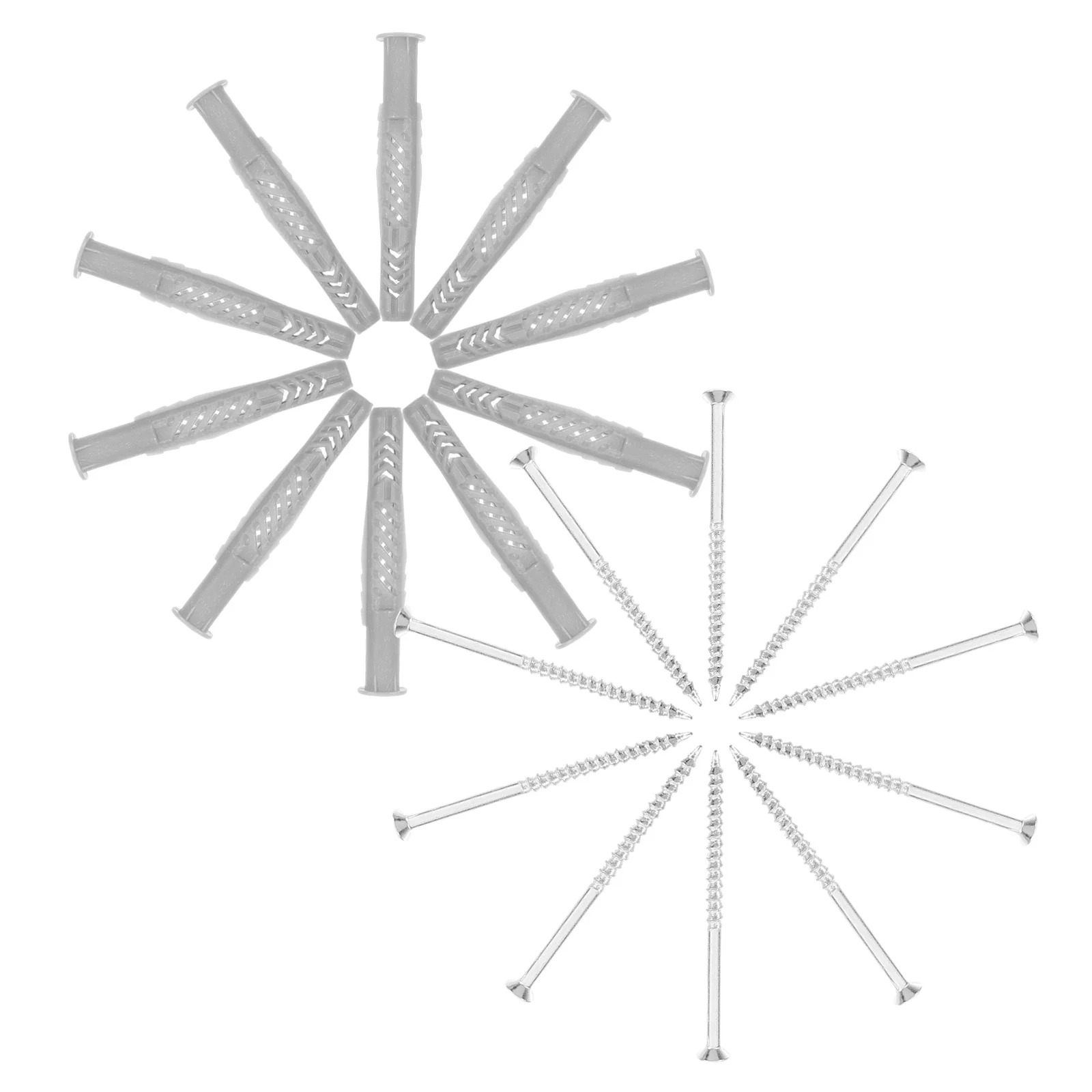 

20Pcs Hollow Wall Expansion Bolts Drywall Anchor Kit with Screws Butterfly Plugs for Curtain Gypsum Board Installation