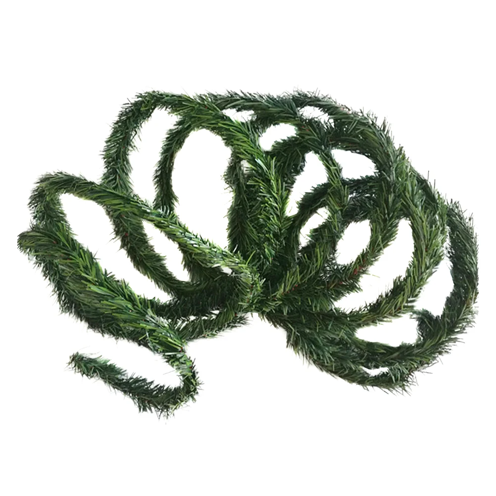 

Christmas Wreath Material 30cm Artificial Greenery Garland Pine Decor Iridescent Party Home Tree Wedding Holiday