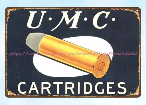 U.M.C. Cartridges Sign metal tin sign posters and prints