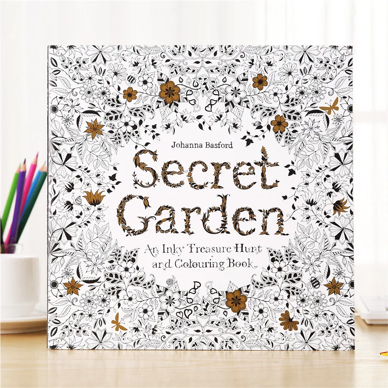 

Secret Garden Coloring Book for Adults: Stress Relief with English & Korean Text | Hand-Drawn Designs | Relaxing Gift