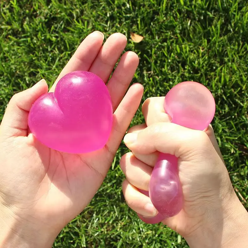 New In Stock Relieve Stress Maltose Color Changing Love Pinch Music Stress Relieving Tool Light Changing Peculiar Pull Pinch Toy