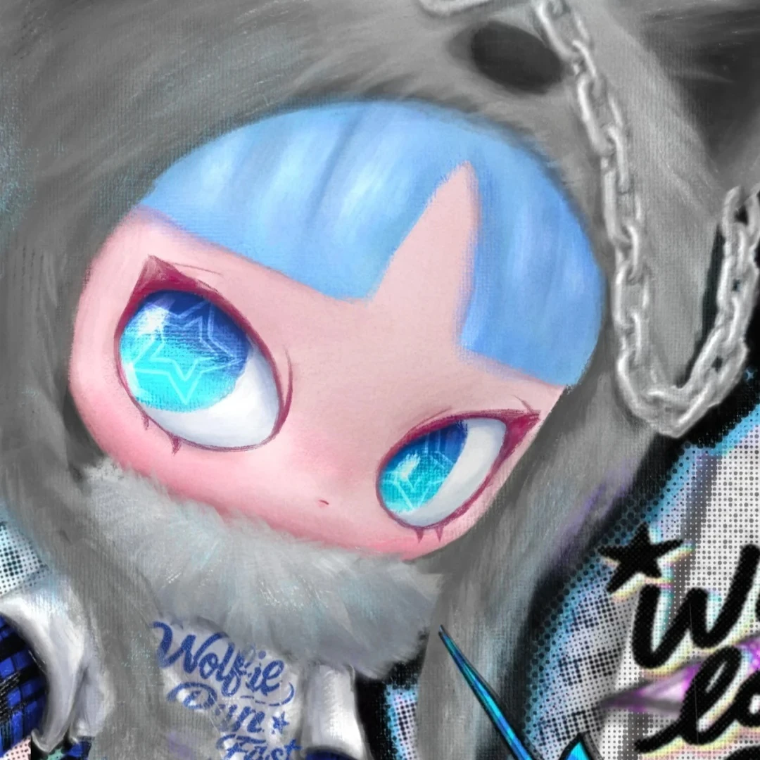 

Inn 520, ограниченная серия, сладкая громкая с американской серии Wolfie Run Fas, виниловая фигурка для вечеринки, подарок для любовника и подруги