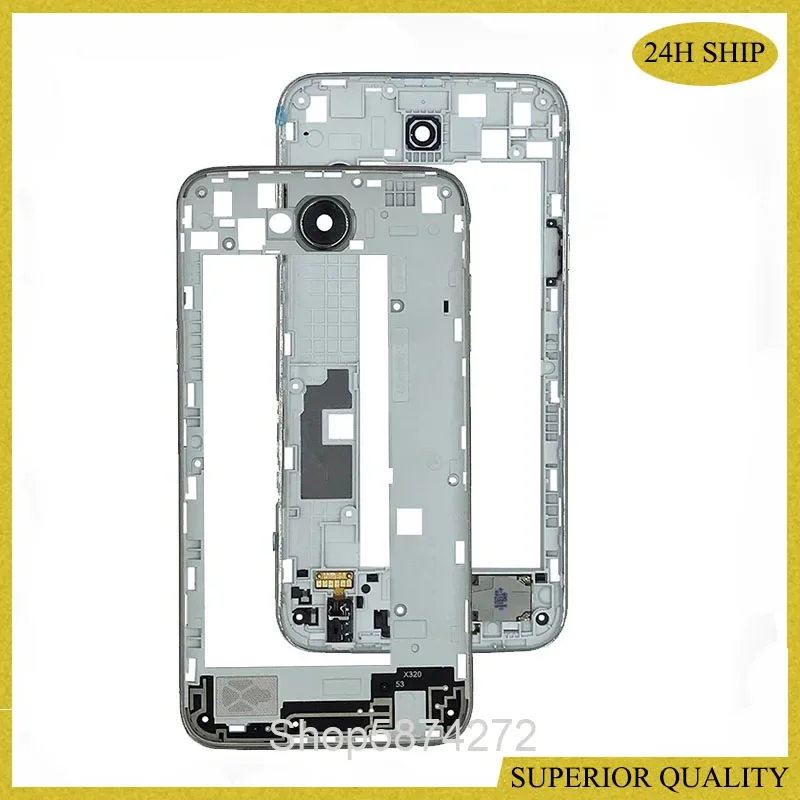 Para LG X Power 2 K10 Power X Power 3 M320TV M320 M320F M320N X510WM X500 marco medio placa de carcasa marco de placa base trasera
