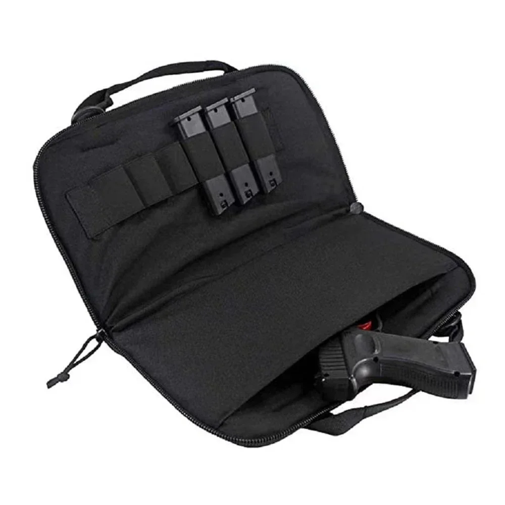 SYZM Tactical Gun Bag Hidden Pistol Storage Bags Men's Portable Outdoor Handbag Ammo Clips Bag Enthusiast Bags