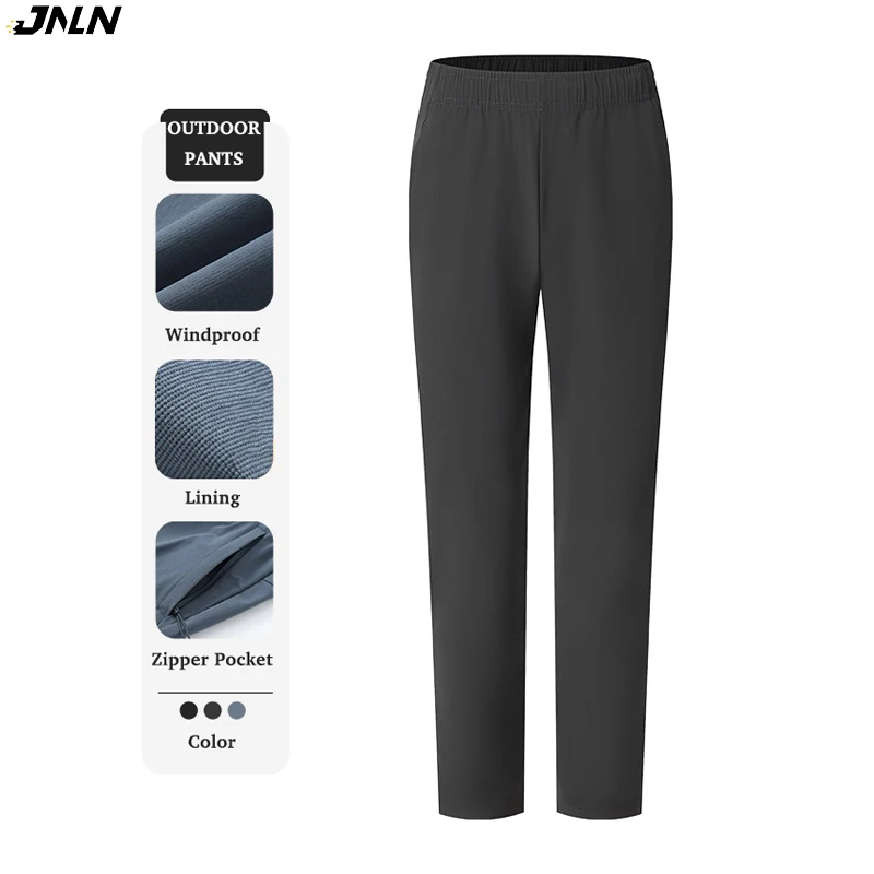 

JNLN Men's Women's Hiking Pants Elastic Warm Waterproof Work Pants Unisex Climbing Trekking Trousers For Spring And Autumn
