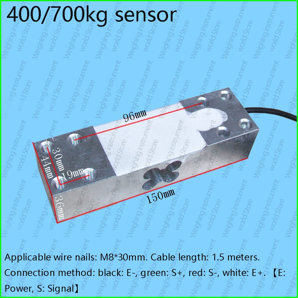 Imagem -04 - Pesando Sensor Load Cell Pressure Sensor Balança Eletrônica 10 kg 20 kg 40 kg 70 kg 150 kg 180 kg 200 kg 350 kg 400 kg 700 kg 750 kg 800 kg 1500kg