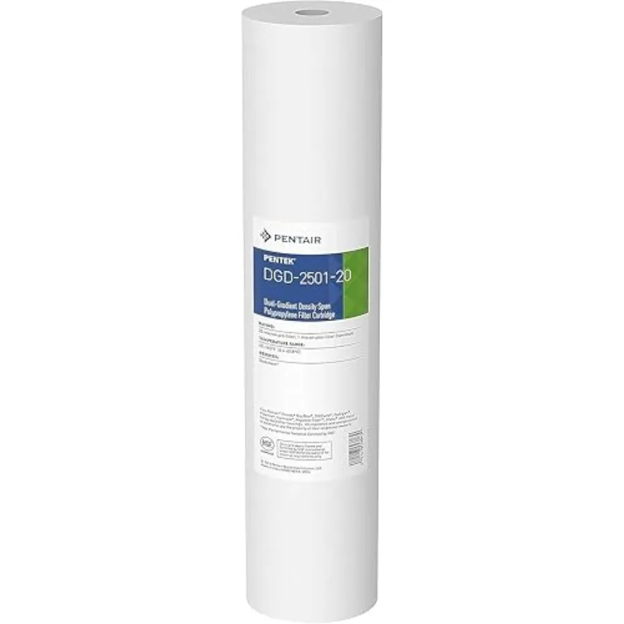 

Сменный картридж для фильтра воды Pentair DGD-2501-20 Big Blue, 20 дюймов, для очистки всего дома, с двойным градиентом плотности, спирально-навитой