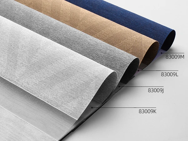 Modern Horizontal Fabric Electric Motorized Room Darkening Sheer Blackout  Shades Blinds for Prayer Room Window