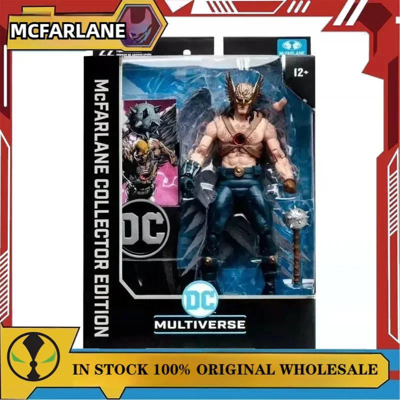 Wholesale Original Mcfarlane Dc Multiverse Hawkman Anime Action Figure Statue Figurine Collection Model Gifts Christmas toys