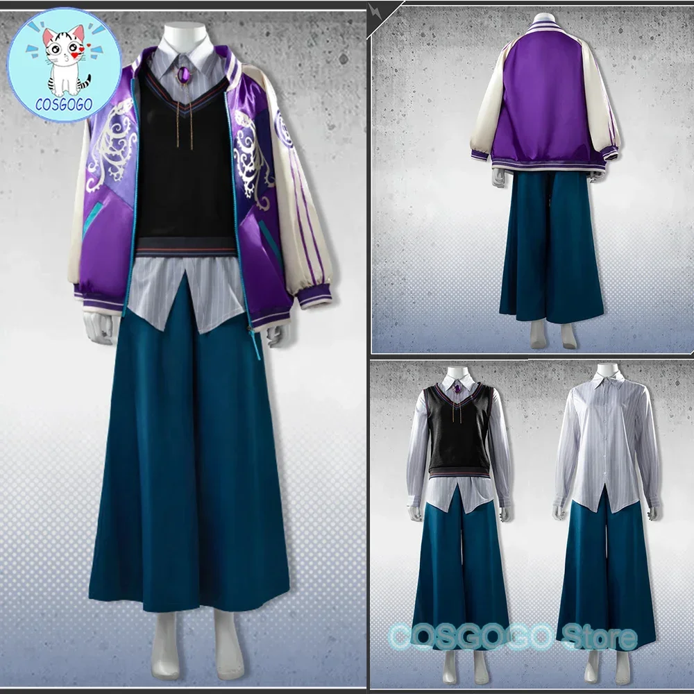 

[Customized] Vtuber Half Year Anniversary Hoshirube Sho Cosplay Costume Halloween Game Suit Party Role Play Outfit Men