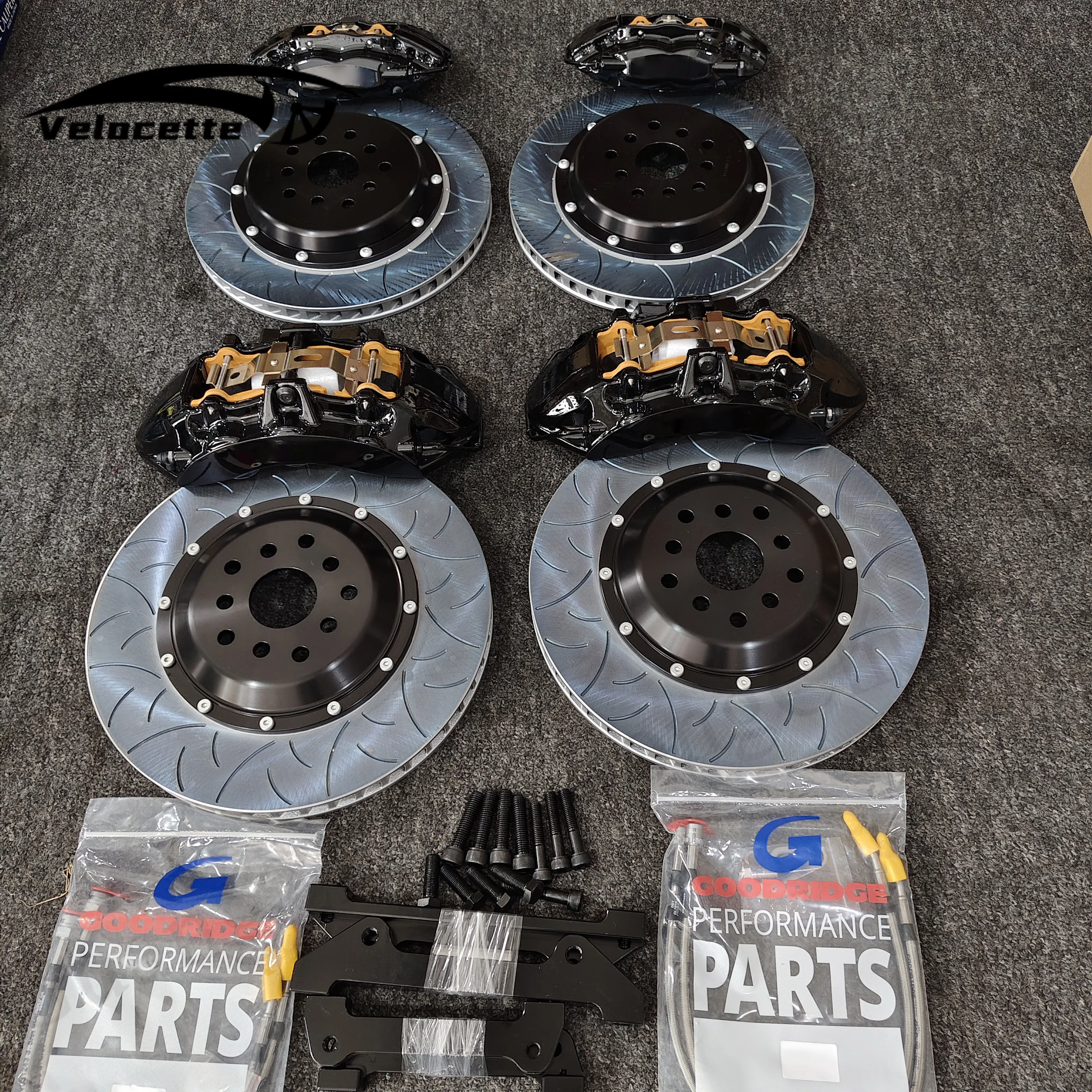 Big 6 Piston Car Brake Caliper Set For Subaru Wrx Limited 2017