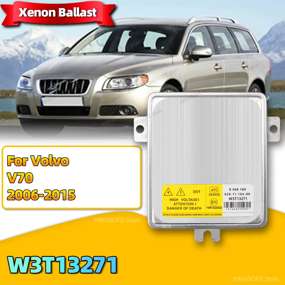 Ballast Control Unit W3T13271 D1S D1R D2S D2R Xenon Headlight For Volvo V70 2006 2007 2008 2009 2010 2011 2012 2013 2014 2015