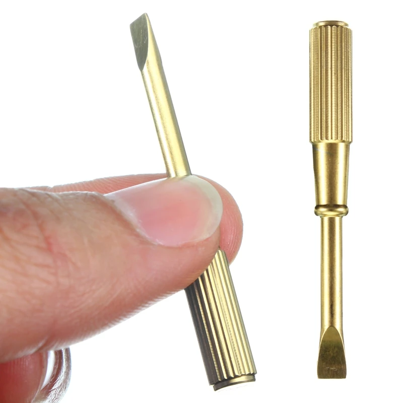 Portable Screwdriver Unique Design Slotted Flat Screwdriver Jewelry Repair Tools Drosphip