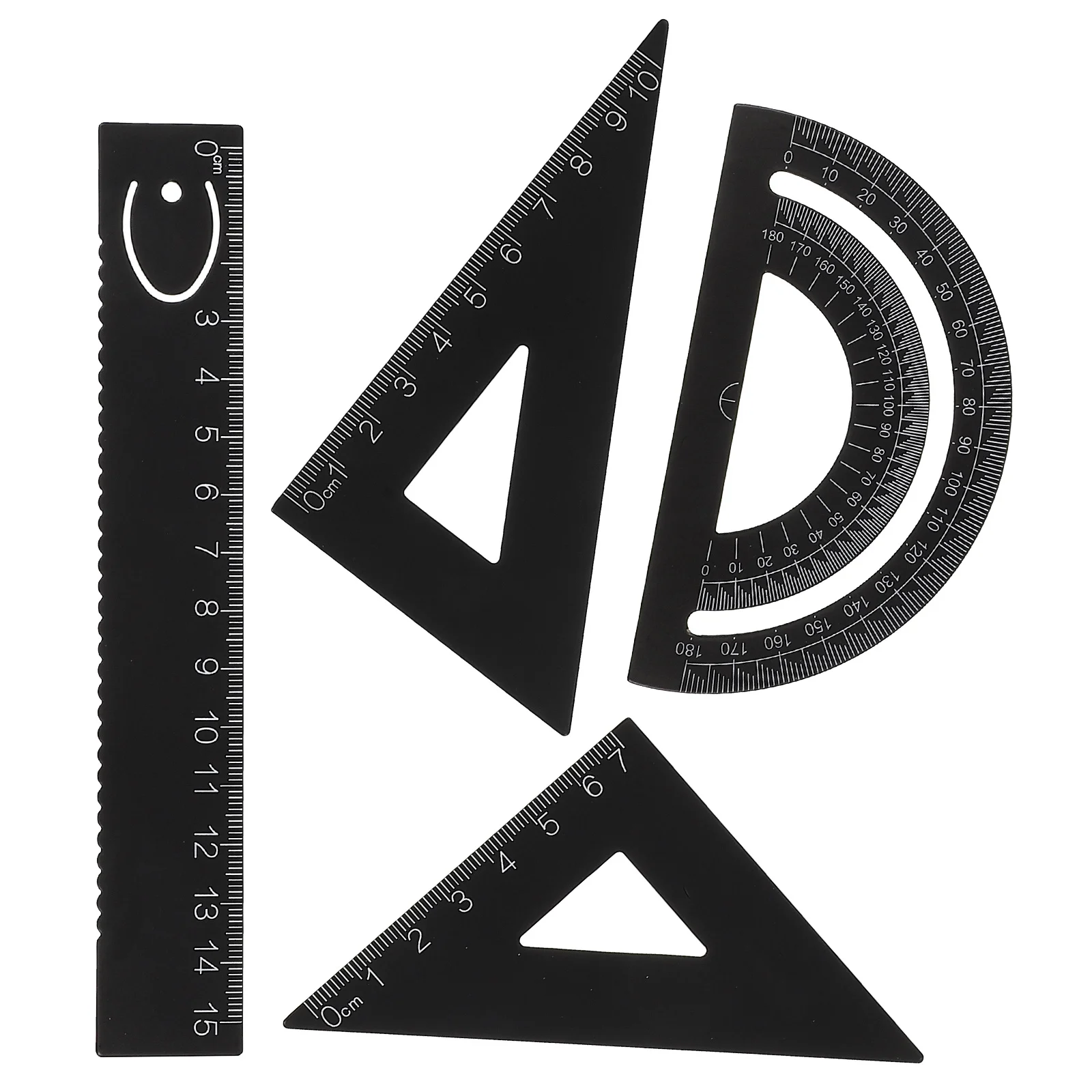 1 مجموعة رسم حاكم أداة مقياس معدني طقم قياس للطلاب الفنانين المعماريين المنقلة تصميم الرسم أداة مكتب المدرسة