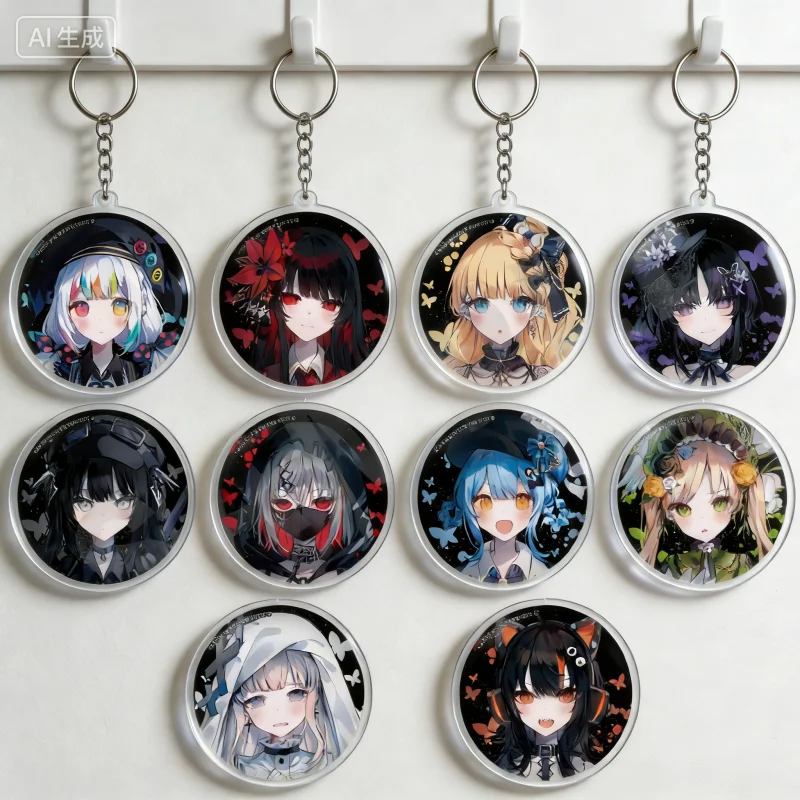 Decoraciones de Mesa del Juego Magical Girl Witch Trials, Accesorios Lumina Vesper Eris, Llaveros Acrílicos, Productos Exquisitos