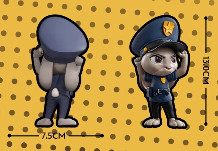 فيلم Zootopia الحيوانات أرنب جودي هوبس الثعلب نيك وايلد غاري ثعبان سيارة مكتب الديكور الشكل لعب لعيد ميلاد عيد الميلاد عيد الميلاد