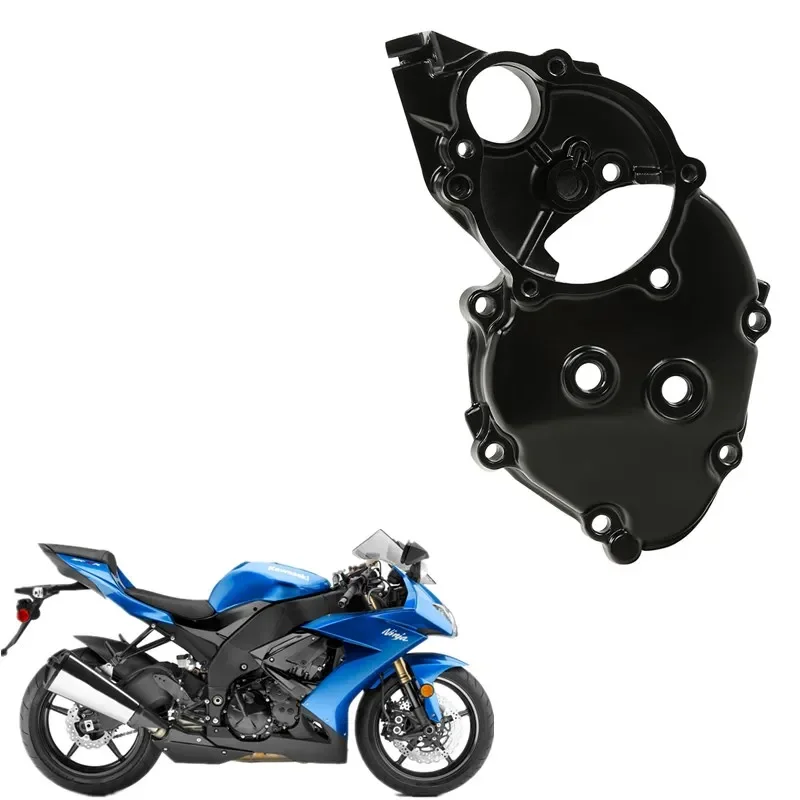 MOTO For Kawasaki Ninja ZX 10R RH 2008-2010 Motorcycle Right Crankcase Cover Engine Starter Case