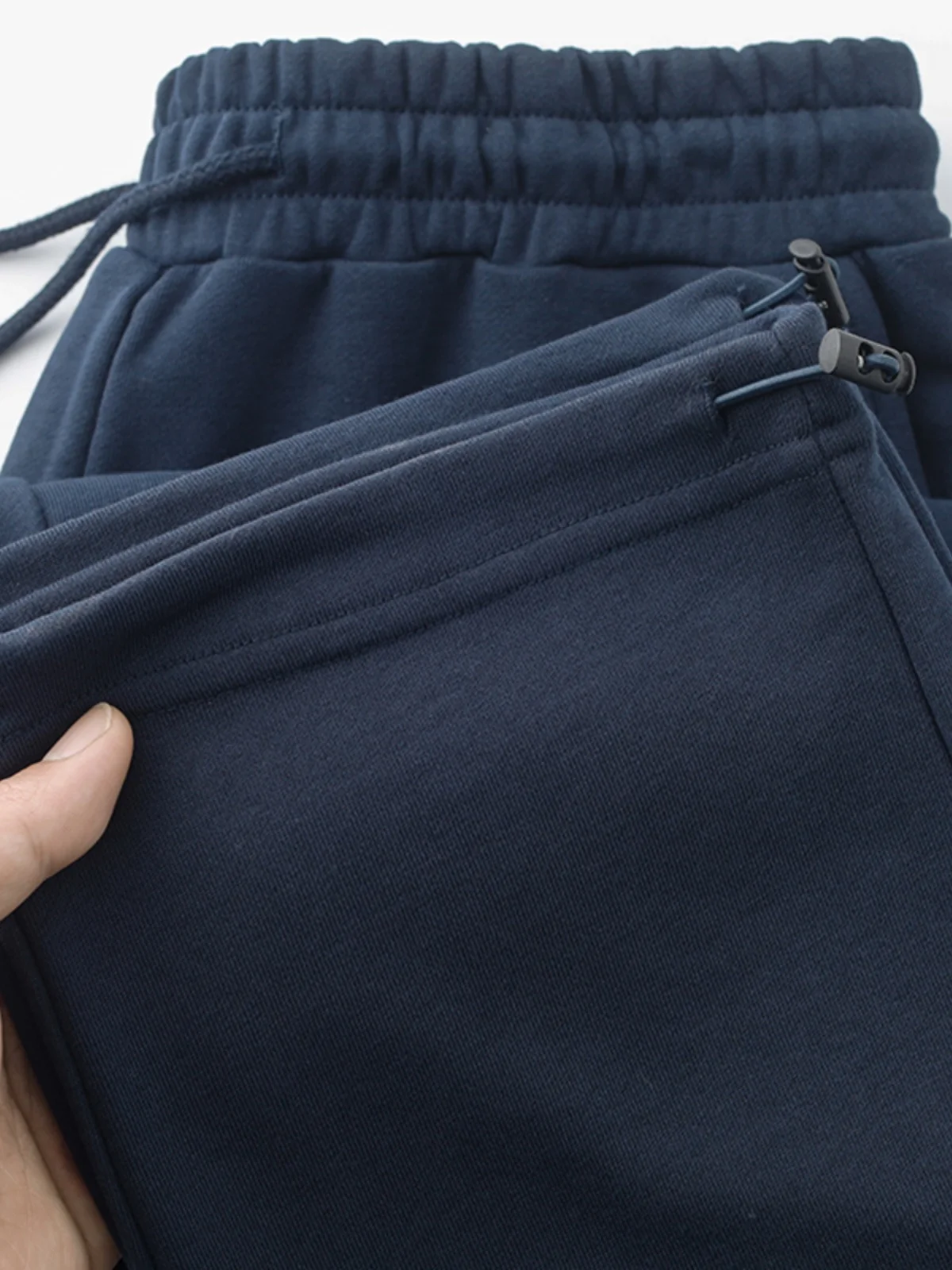 

plus Size Men's Straight Leg Wide Leg Pants Autumn Winter Casual Loose Fit Hong Kong Sle 300 Pou Heavy Du Cuffed Trousers