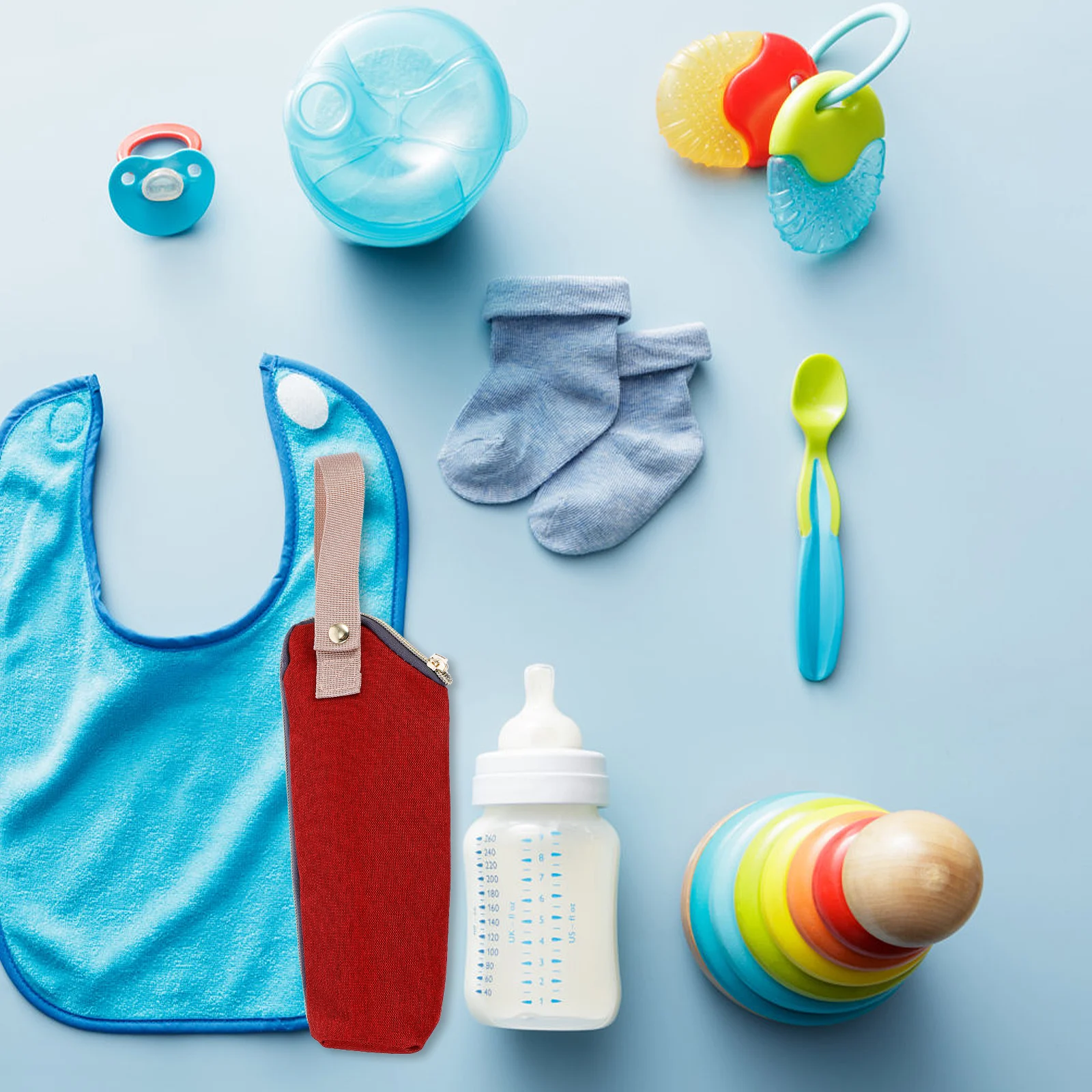 

Stroller Hanging Portable Milk Bottle Insulation 3-4 Hours Warmth Retention High-Grade Fabric Breast Milk